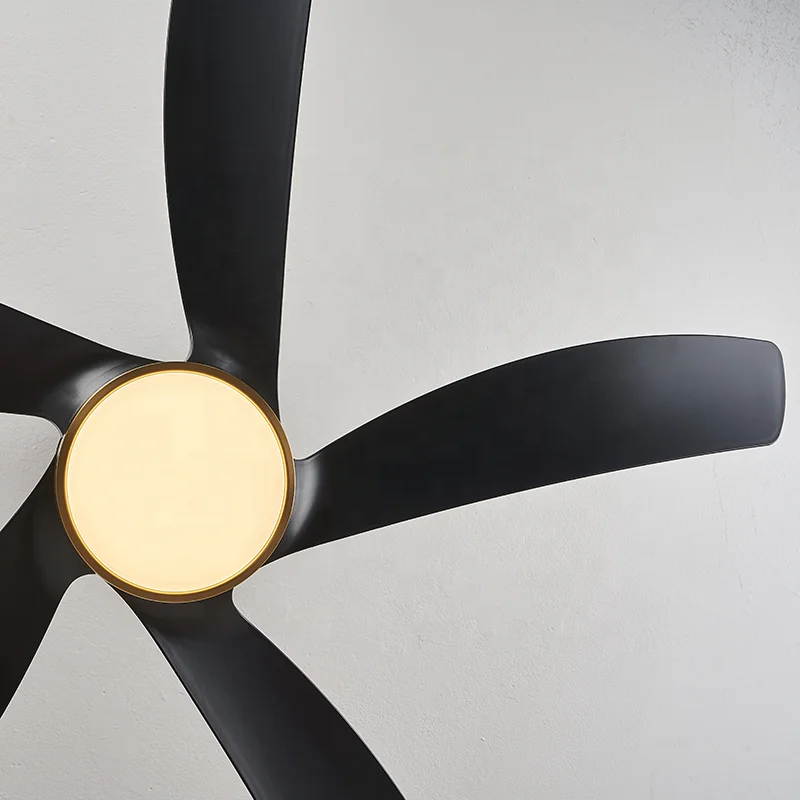 Ventilador De Techo HVLS Fan 56 LED Ceiling Fan Lamp Remote Control DC Motor 5 Blades Iron Traditional Living Room 6-Speed CRI - Image 6