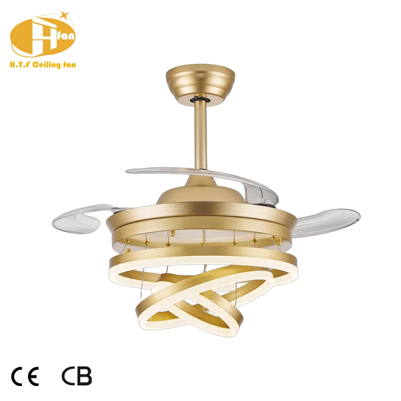Energy Saving 42-Inch Modern LED Ceiling Fan Lamp with Remote Control 6-Speed DC Motor Indoor Lighting - Image 2