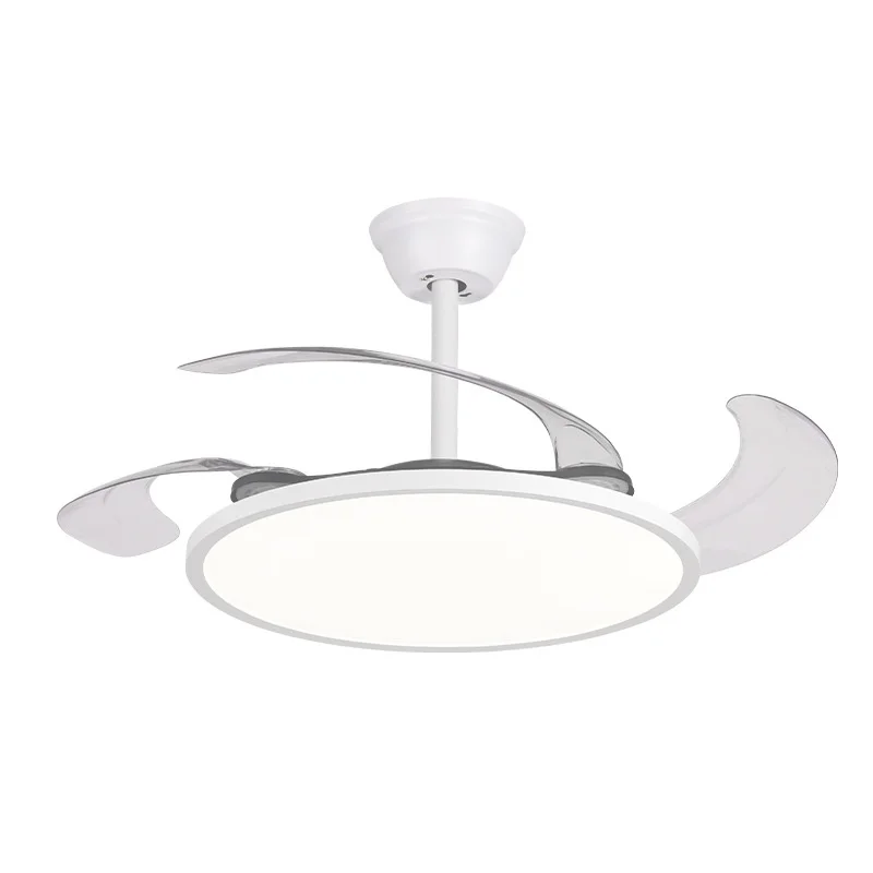 Customizable Modern LED Fan Light Lighting Ultra-Quiet Large Air Volume Popular Model for Living Dining Room Remote Plastic - Image 5