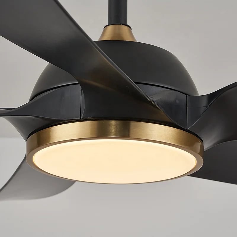 Ventilador De Techo HVLS Fan 56 LED Ceiling Fan Lamp Remote Control DC Motor 5 Blades Iron Traditional Living Room 6-Speed CRI - Image 4