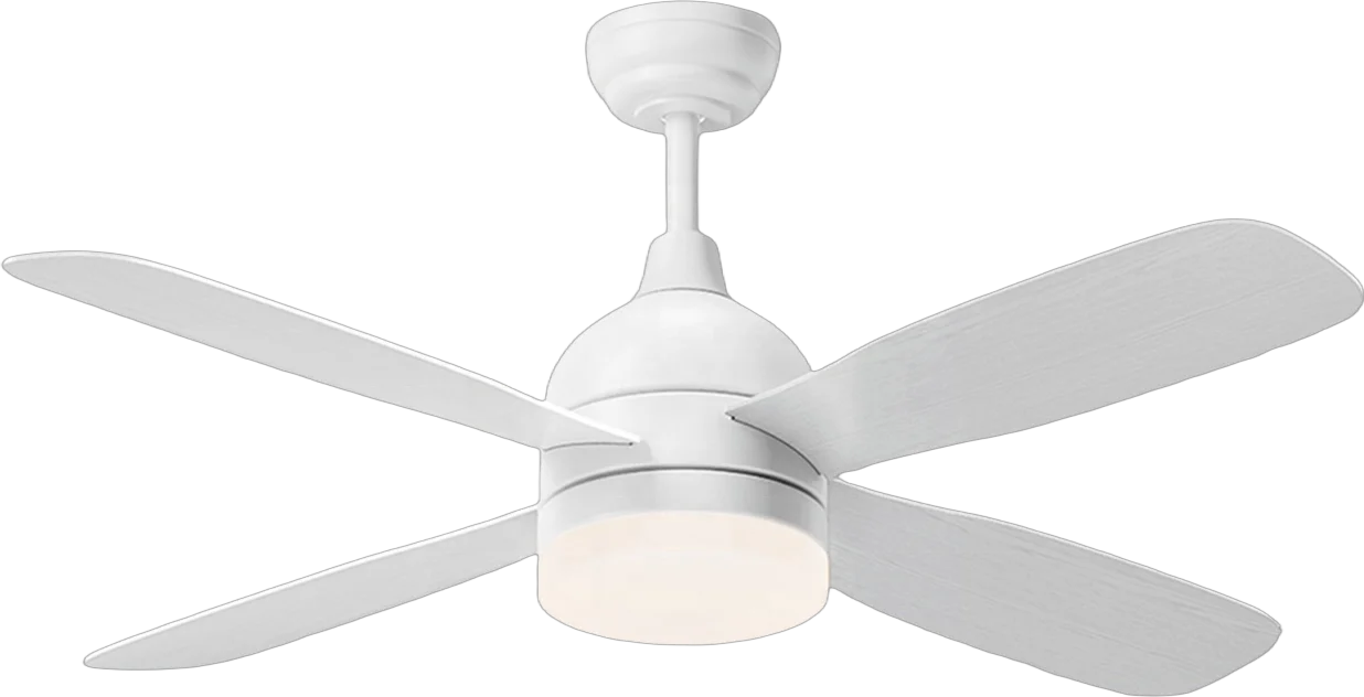 Modern Living Room LED Ceiling Fan with Light DC Motor Low Noise 4 Blades 42 Remote Control Plywood Construction - Image 5