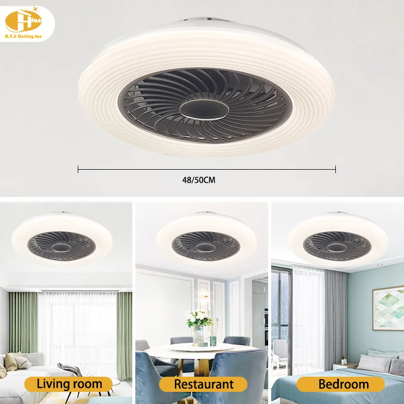 Bladeless Fan Remote Control. Quiet. Multi-Speed. Dimmable LED. Modern Design for Home - Image 3