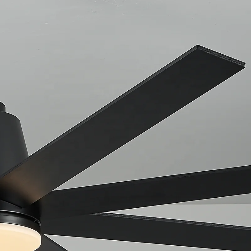 Simple Style 60 72 ABS Blades Pure Copper DC Motor 6 Speeds Black Infinitely Dimmable LED Light Remote Control Dining - Image 5