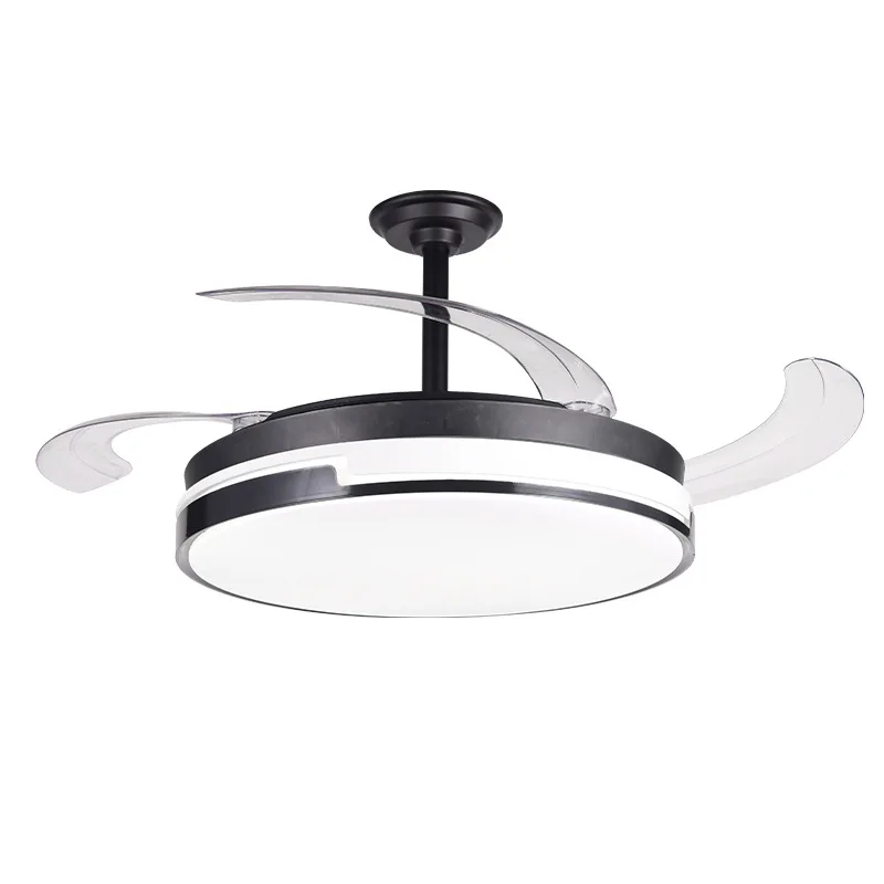 Hongyun Customizable Modern LED Light DC Motor Ceiling Fan 42 Inch Remote Control Wind Tune Cost-Effective for Home Restaurant - Image 5