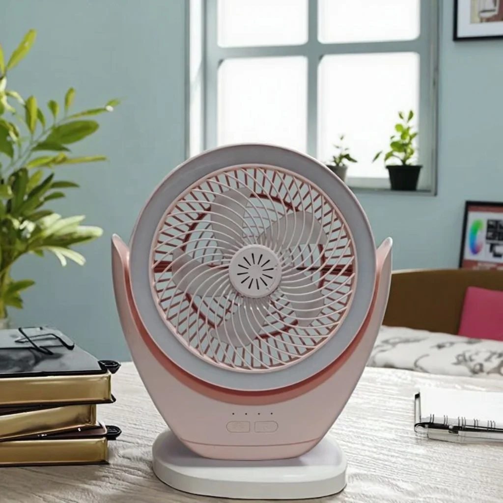 Guangdong Modern 30W LED Fan Lamp Rechargeable Battery for Camping Car Use Emergency Table Night Light for Home Bedroom Study - Image 4