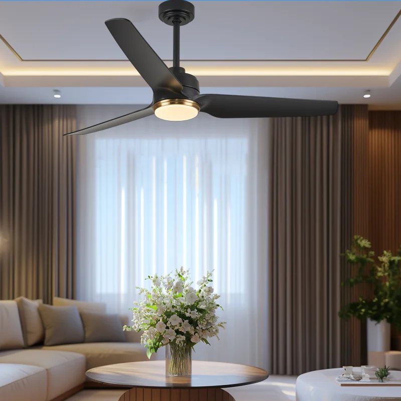 Hot Sale Three ABS Blades Ceiling Fan LED Light Silent Remote Control Energy Saving Fan Light for Living Room - Image 6