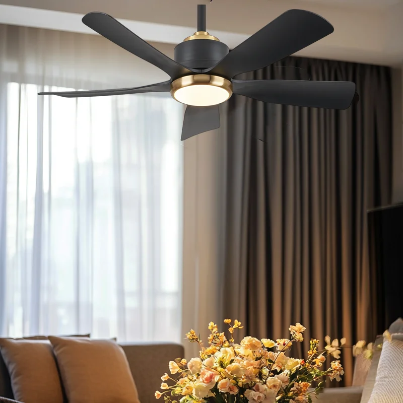 Factory Direct Sale 5 ABS Blades Remote Control Ceiling Fan Silent Energy Saving Celling Fan with LED Light for Living Room - Image 6