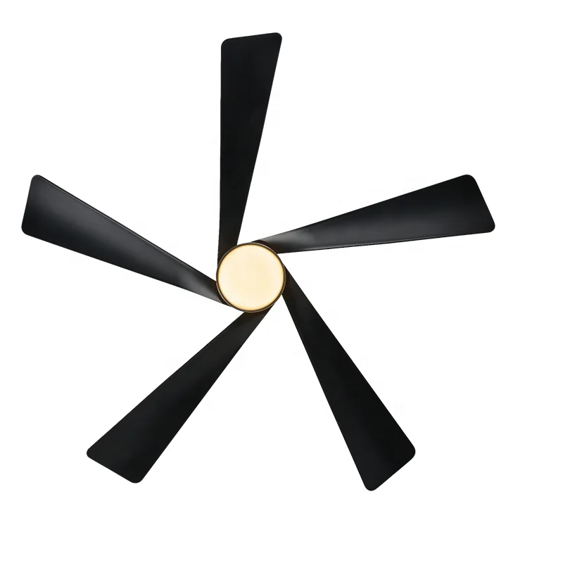 Modern 52 65 LED Ceiling Fan Light DC Motor Black Sand Nickel ABS Blades Infinitely Dimmable Smart APP Control Bedroom - Image 4