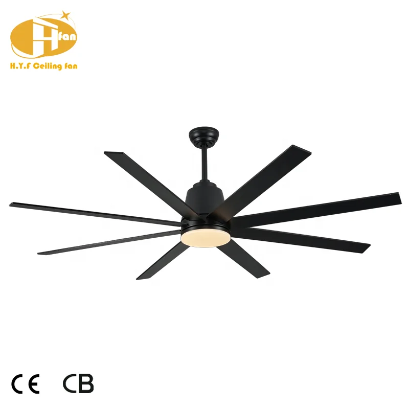 Traditional Style Ceiling Fan 60 72 Brown Metal & ABS Blades DC Motor 6 Speeds Remote Control LED Light - Image 2