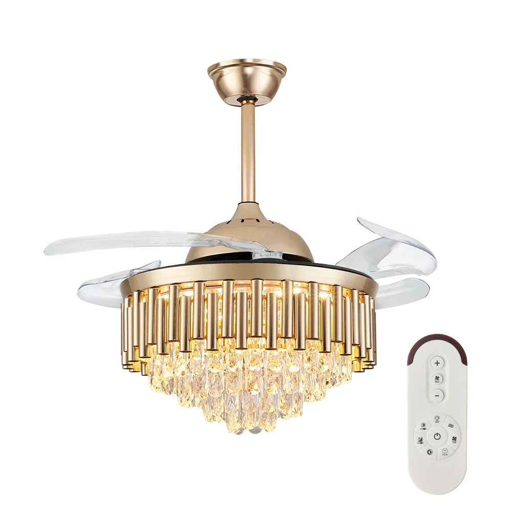 Bedroom Nordic Luxury Ceiling Fan Light Remote Control 6-Speed DC Motor Stepless Dimming LED Energy-Saving Modern - Image 2
