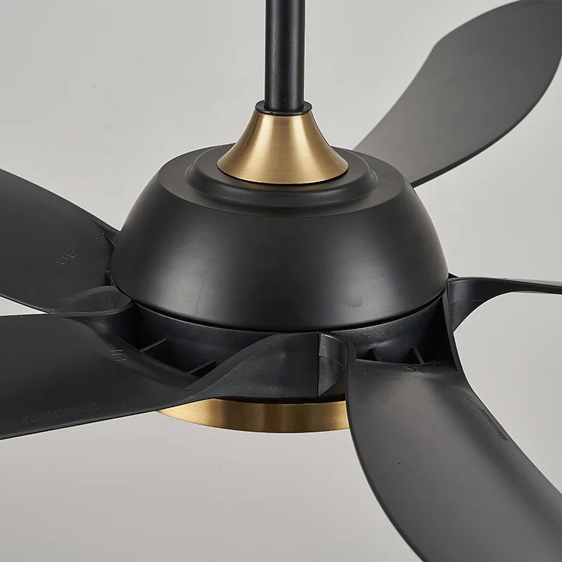 Ventilador De Techo HVLS Fan 56 LED Ceiling Fan Lamp Remote Control DC Motor 5 Blades Iron Traditional Living Room 6-Speed CRI - Image 3