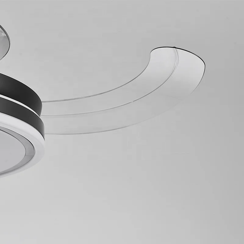 Intelligent RGB Color Adjustment Chandeliers Pendant Natural Wind Metal Fans Dimming for Outdoor Ceiling Lamp Household Smart - Image 6