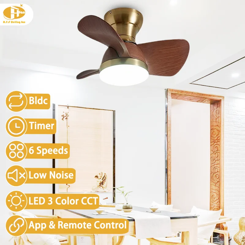Bedroom Minimalist Ceiling Fan Light. Acrylic Shade. Dimmable LED. Smart Remote- Quiet Operation- Minimalist Ceiling Fan Light - Image 2