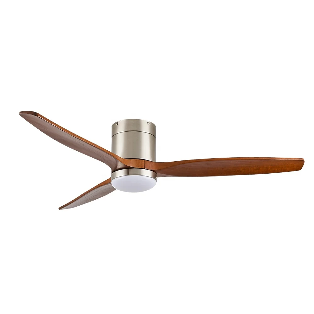 American Vintage Style 220v Winding Powered 6-Speed LED 3-Blade Ceiling Fan Light DC Remote Control Smart APP 30-34dB Dimmable - Image 3