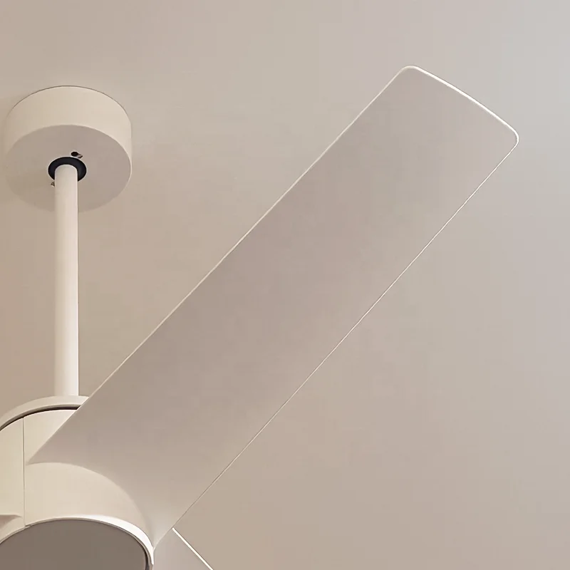 Modern 52 DC Motor LED Ceiling Light with Infinitely Dimmable ABS Blades Smart APP Control & Remote Fan White for Bedroom - Image 5