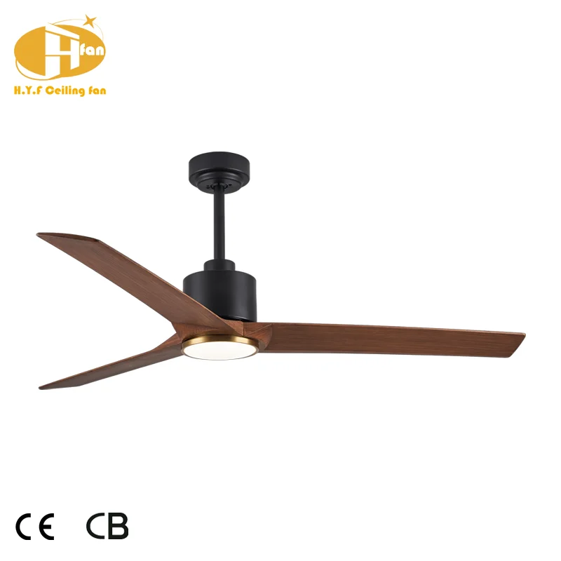Popular Style Silent Remote Control Ceiling Fan Black Gold 3 Pcs ABC Blades Ceiling Fan for Bed Room - Image 2