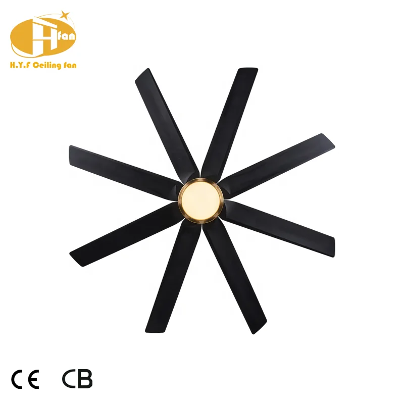 Industrial Style 72 DC Motor 6 Speeds Infinitely Dimmable Remote Control Dining Ceiling Fan LED Light - Image 3