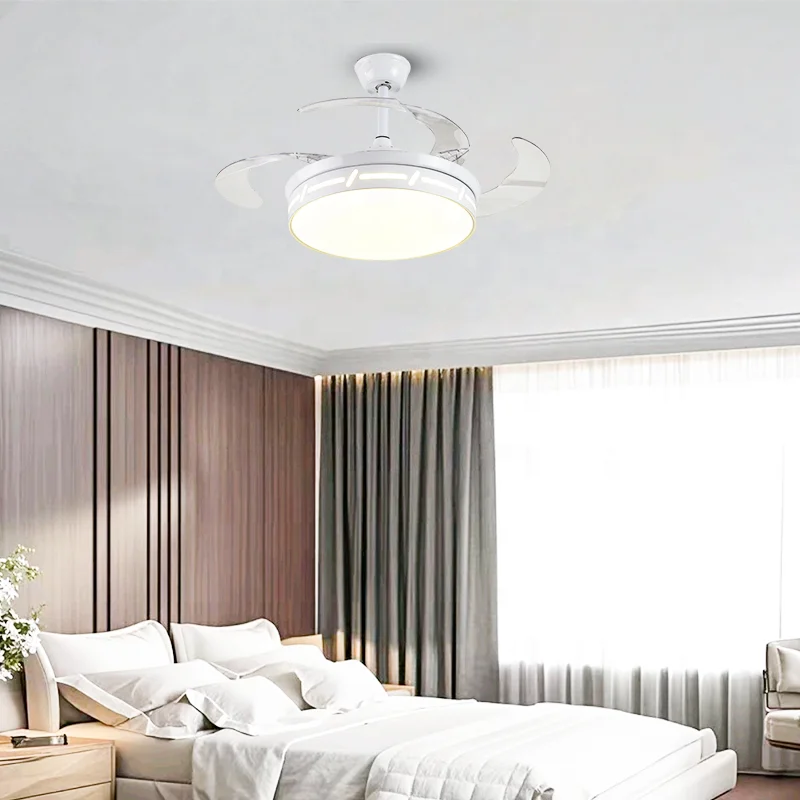 Air Cooler Ceiling Fan LED Light Rechargeable Smart APP Remote Control 3-Speed Energy Saving Electric Low Noise Home Office - Image 4