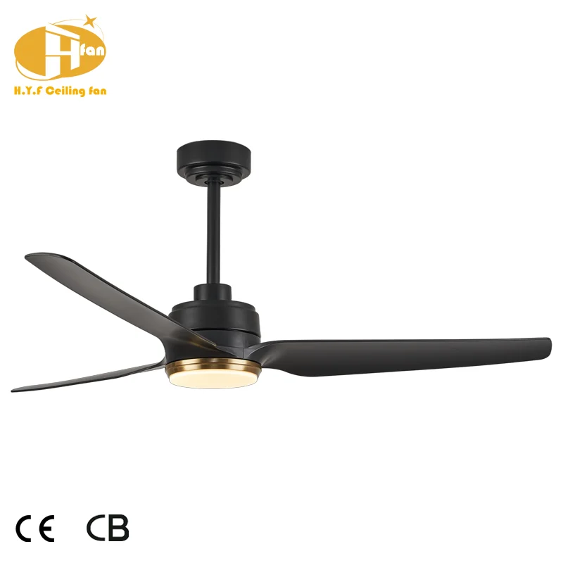 Modern Design Low Floor LED Ceiling Fan with Light 6 Speeds Silent Electric DC Motor Remote Control Switch for Bed Room - Image 2