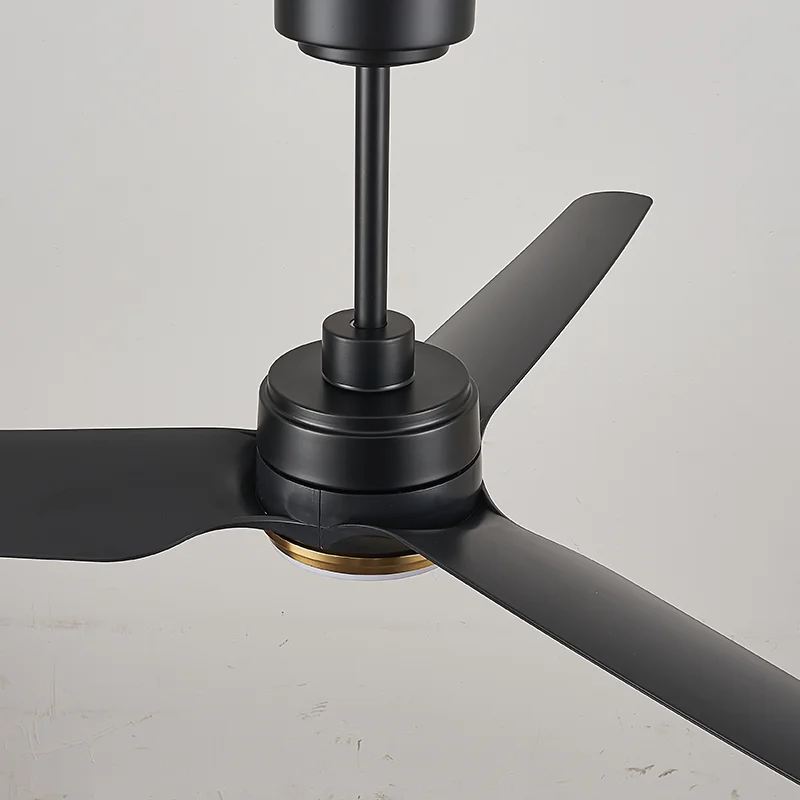 Modern Design Low Floor LED Ceiling Fan with Light 6 Speeds Silent Electric DC Motor Remote Control Switch for Bed Room - Image 5