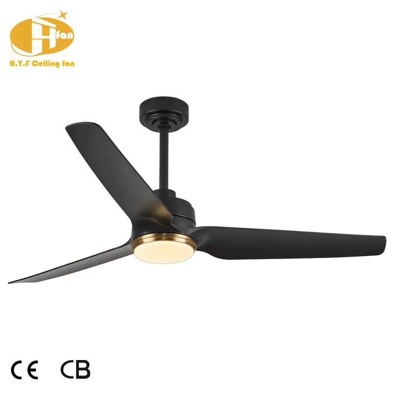 Hot Sale Three ABS Blades Ceiling Fan LED Light Silent Remote Control Energy Saving Fan Light for Living Room - Image 2
